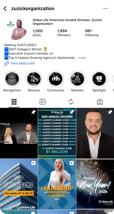 @zuzickorganization on Instagram